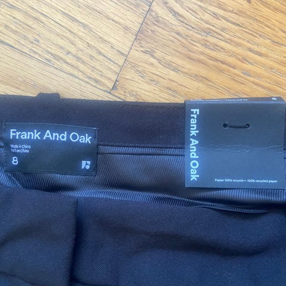 NEW Frank & Oak "Grant" High-Rise Tapered Pants - Picture 7 of 7